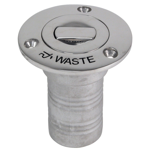 Whitecap - Whitecap Bluewater Push Up Deck Fill - 1-1/2" Hose - Waste