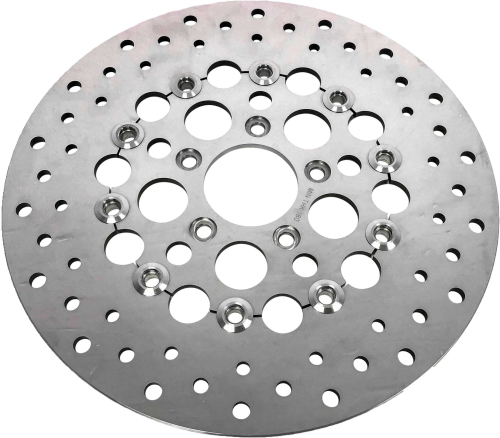 HardDrive - HardDrive Floating Brake Rear Rotors - Stainless Steel Machine Finish - 144321