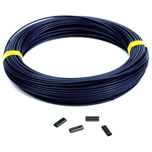 Tigress - Tigress 100' of 400lb Test Black Mono - 2.2mm Diameter