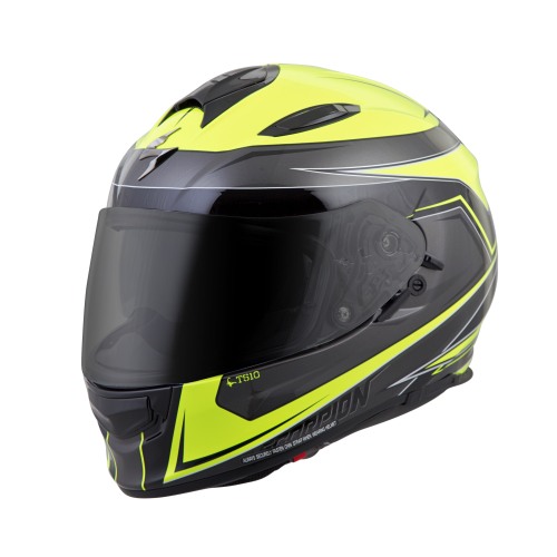 Scorpion - Scorpion EXO-T510 Tarmac Helmet - T51-1013 - Neon/Black - Small
