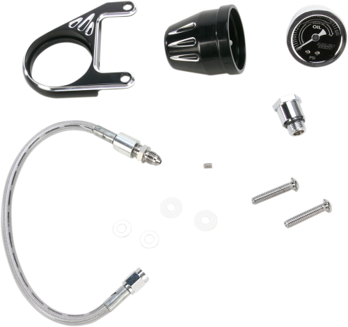 Arlen Ness - Arlen Ness Oil Pressure Gauge Kit - Deep Cut - 15-670