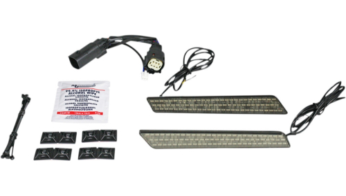 Custom Dynamics - Custom Dynamics Dual Color LED Saddlebag Latch Lights - Smoke - CD-LATCH-DC-S