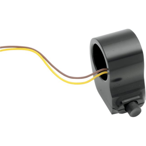 Performance Machine - Performance Machine Contour Single-Button Switch Housing - Black - 0062-2034-B