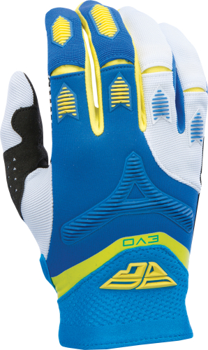 Fly Racing - Fly Racing Evolution 2.0 Gloves (2017) - 370-11107 - Blue/Yellow/White - 7