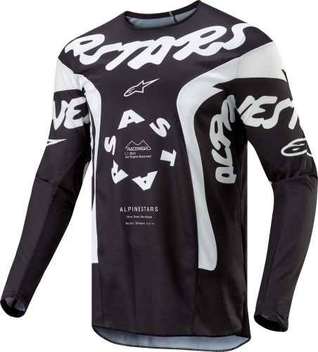 Alpinestars - Alpinestars Racer Hana Jersey - 3768324-12-L - Black/White - Large