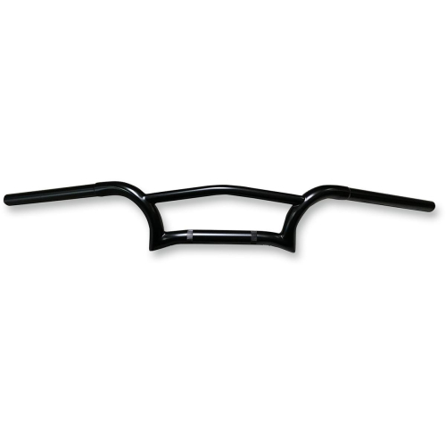 Nash Motorcycle Company - Nash Motorcycle Company El Gringos Handlebar - 4in End Rise - 1in Dia. x 31in W - 10in Center Width - 5in Pullback - Bk - EGIBDK
