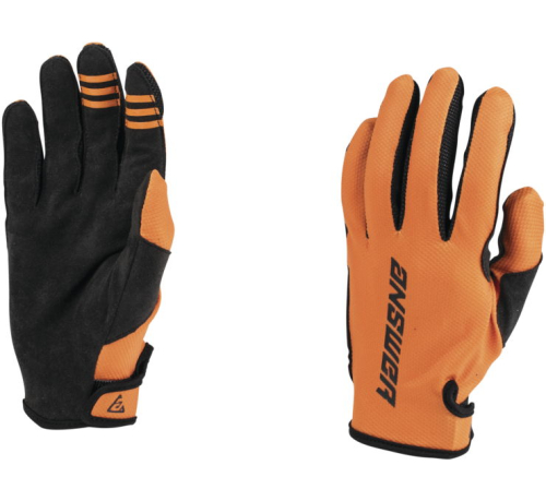 Answer - Answer Ascent Gloves - 447824 - Black/Hyper Orange - Large