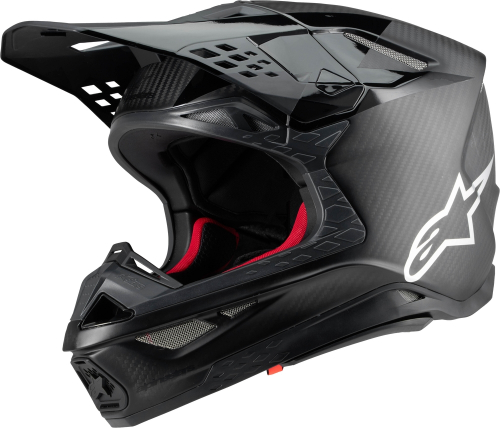 Alpinestars - Alpinestars Supertech S-M10 Fame Helmet - 8300423-9190-XS - Black Carbon Matte & Glossy - X-Small