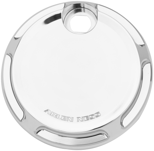 Arlen Ness - Arlen Ness Fuel Door - Beveled - Chrome - 04-160
