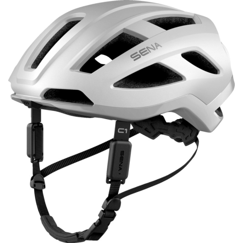 SENA - SENA C1 Smart Helmet - C1-MW00M - Matte White - Medium