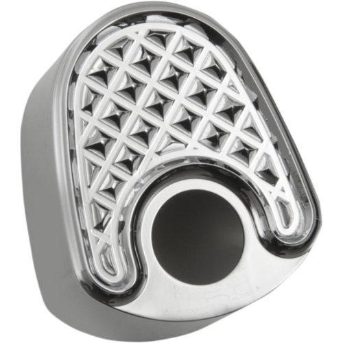 Eddie Trotta Designs - Eddie Trotta Designs Ignition Switch Cover - Cross Cut - Chrome - TC093