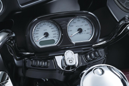 Kuryakyn - Kuryakyn Tri-Line Speedo and Tack Accents - Black - 6928