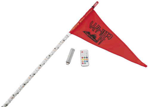 Whip-It - Whip-It Deluxe Led Light Rod - 7ft. - White - 3-114DXW 2