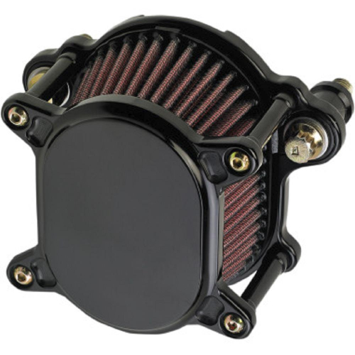 Joker Machine - Joker Machine Omega Air Cleaner Assembly - Smooth - Black Anodized - 021671