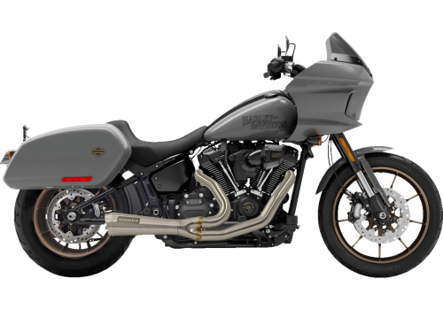 Bassani Manufacturing - Bassani Manufacturing 2-into-1 The Ripper Short Road Rage Exhaust System - Stainless Steel - 1S74SSE