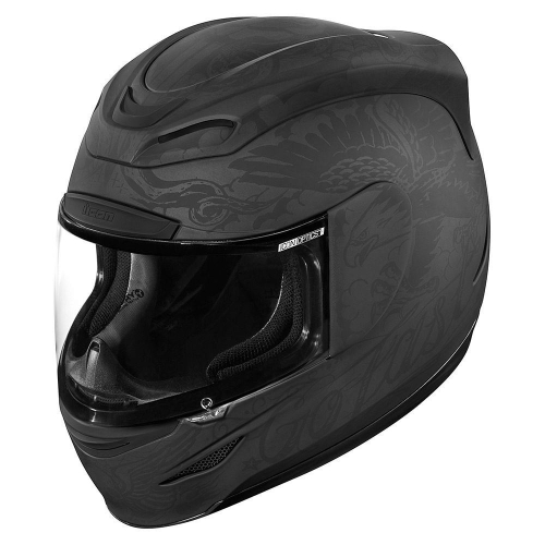 Icon - Icon Airmada Scrawl Helmet - XF-2-0101-10062 - Black - Medium