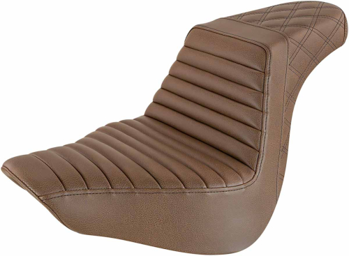 Saddlemen - Saddlemen Step-Up Front TR/Rear LS Seats - Brown - 818-27-176BR