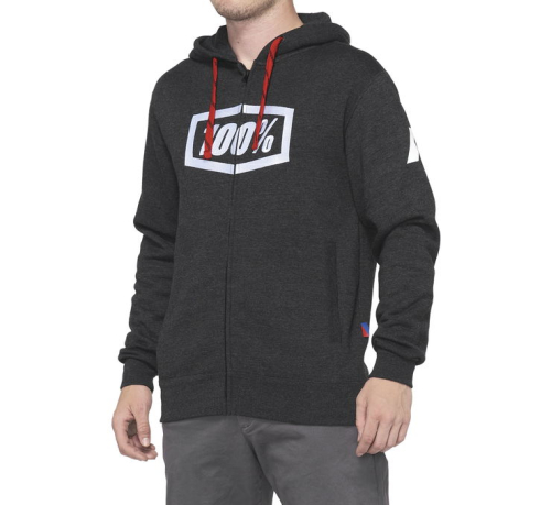 100% - 100% Syndicate Zip Hoody - 20032-00001 - Black - Medium