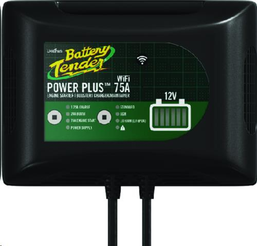 Battery Tender - Battery Tender Power Plus Booster Battery Charger with WIFI - 75A - 022-0227-DL-WH