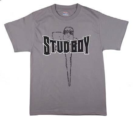 Stud Boy - Stud Boy Graphite T-Shirt - 2515-03 - Gray - 2XL
