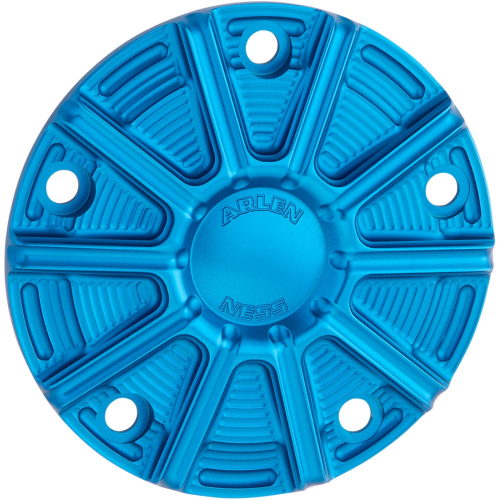 Arlen Ness - Arlen Ness Ness-Tech Points Cover - 10-Gauge - Blue Anodized - 700-027