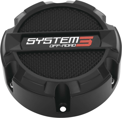System 3 - System 3 ST-3/SB-3 Center Caps - 4/137 - 4/156 - Black - CAPS3-130