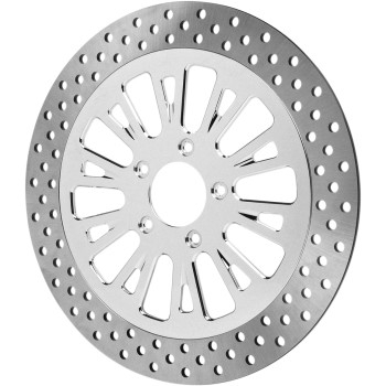 Hawg Halters Inc - Hawg Halters Inc 13in. Cog Drive Front Rotor - Chrome - ROTLFTCOBC13IC