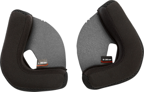 G-Max - G-Max Cheek Pads for OF-2 Helmets - Sm and Md - 35mm - G002008