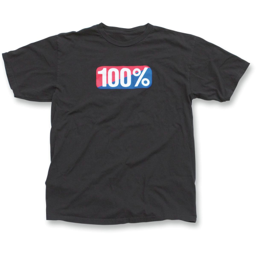 100% - 100% Classic 100% T-Shirt - 32001-001-13 - Black - X-Large