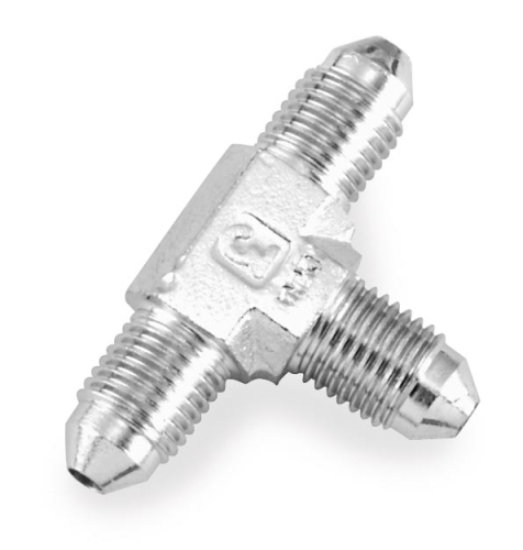 Goodridge - Goodridge Brake Adapters - Tee 3-Way #3 - Chrome - 824-03CH