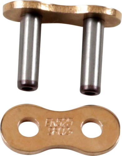 EK Chain - EK Chain Rivet Connecting Link for 525 SROZ2 O-Ring Series Chain - Gold - 525SROZ2-MLJ/G