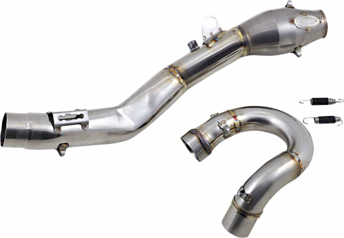 FMF Racing - FMF Racing MegaBomb Header with Mid-Pipe - Stainless Steel - 045661