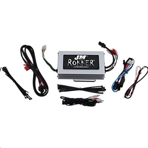 J&M - J&M Rokker 800W 4-Channel Programmable Amp Kits - JAMP-800HR15RCP
