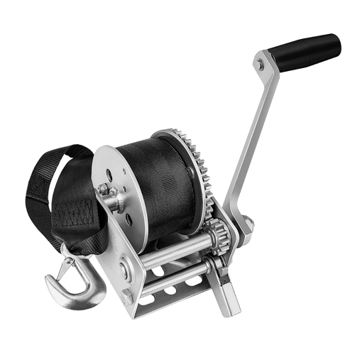 Fulton - Fulton 900lb Single Speed Winch w/12' Strap f/Personal Watercraft