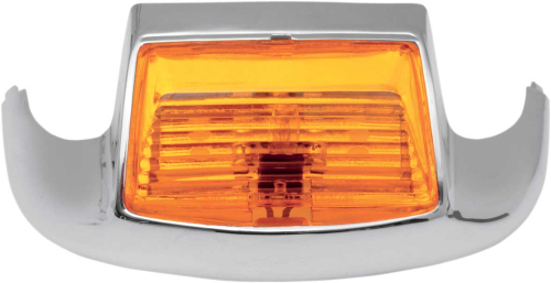 Drag Specialties - Drag Specialties Front Fender Tip Light - Light with Amber Lens - 2040-0581