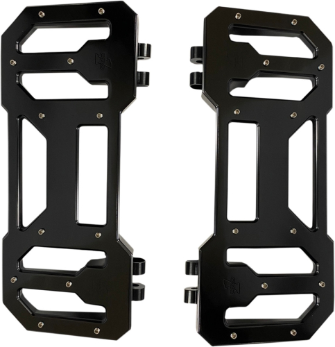 Pro-One Performance - Pro-One Performance 12in. Billet Driver Floorboard - Black Anodized - 500770B