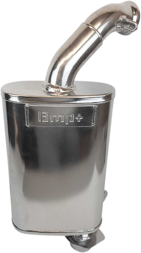 BikeMan Performance - BikeMan Performance Full Velocity Muffler - Ceramic Chrome - 02-228-SC