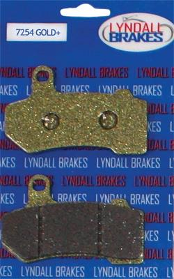 Lyndall Racing Brakes - Lyndall Racing Brakes Gold+ Brake Pads - 7254 GOLD+