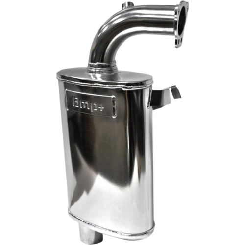 BikeMan Performance - BikeMan Performance Full Velocity Muffler - Ceramic Chrome - 02-115-SC