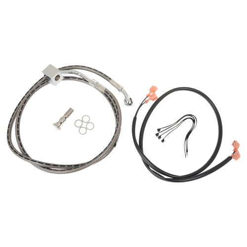 Russell - Russell Braided Rear Brake Line Kit - Stainless - R08839DS