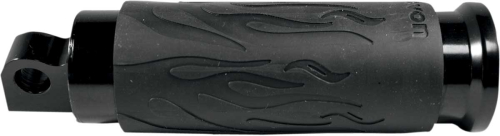 Avon Grips - Avon Grips Flame Texture Footpegs - Black - FP-FLA-86