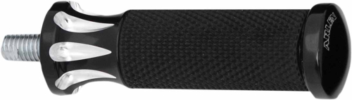 Arlen Ness - Arlen Ness Fusion Shift Peg - Deep Cut - Black - 07-919