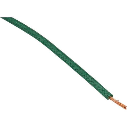 Namz - Namz 16-Gauge Cloth Braided Wire - Green - NCBW-8