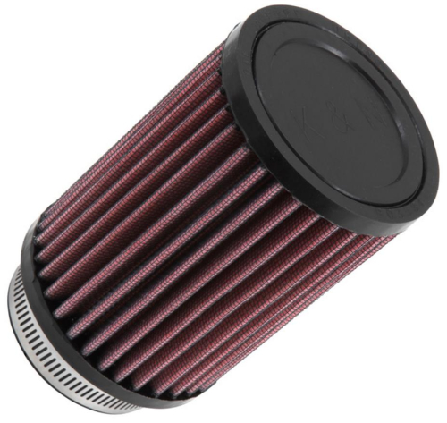 K&N Engineering - K&N Engineering Universal Round Straight Air Filter - Rubber End Cap - RD-0710