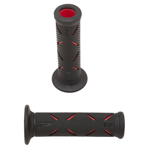 Pro Grip - Pro Grip 717 Two Color Dual Density Grips Grip - Red/Black - 717RDBK