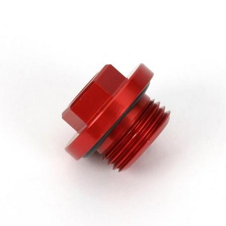 Works Connection - Works Connection Oil Filler Plug - Red - 24-031