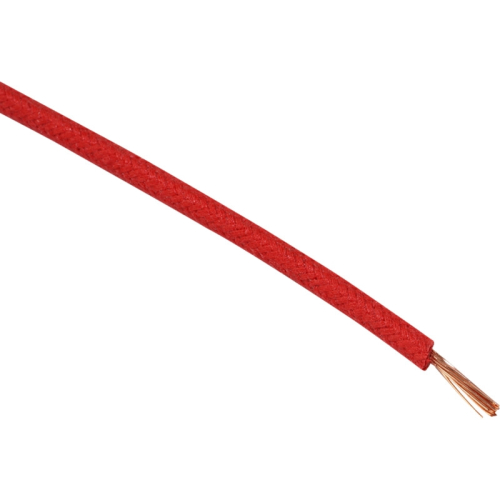 Namz - Namz 16-Gauge Cloth Braided Wire - Red - NCBW-2