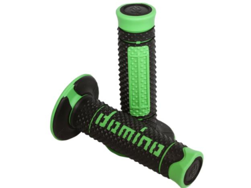 G2 Ergonomics - G2 Ergonomics Domino Diamonte Grips - Black/Green - A26041C4440