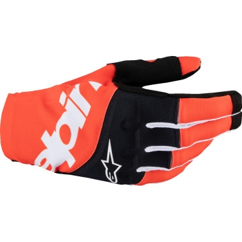 Alpinestars - Alpinestars Techstar Gloves - 3560125-1041-XL - Black/Hot Orange - X-Large