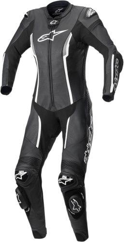 Alpinestars - Alpinestars Racing Professional Stella Missile V2 Leather Womens Suit - 3180122-12-50 - Black/White - 50